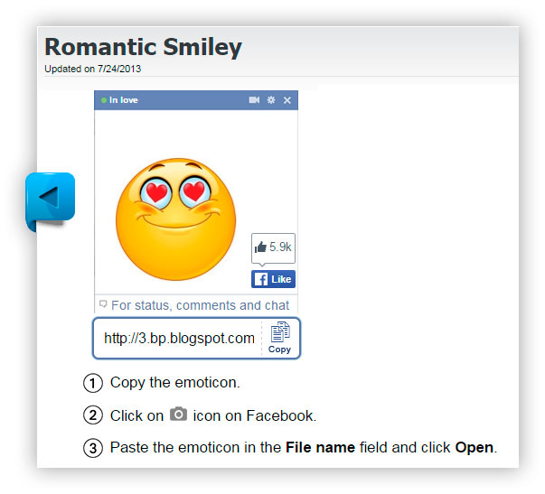 Смайли facebook